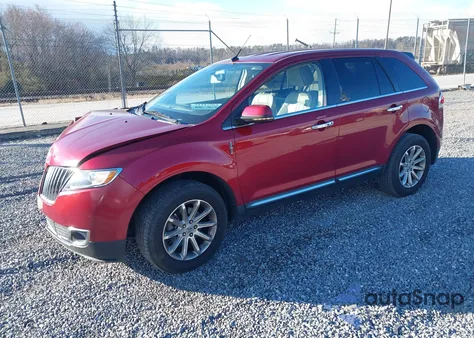 2013 Lincoln Mkx z USA, uszkodzony, nr VIN 2LMDJ6JK2DBL11323